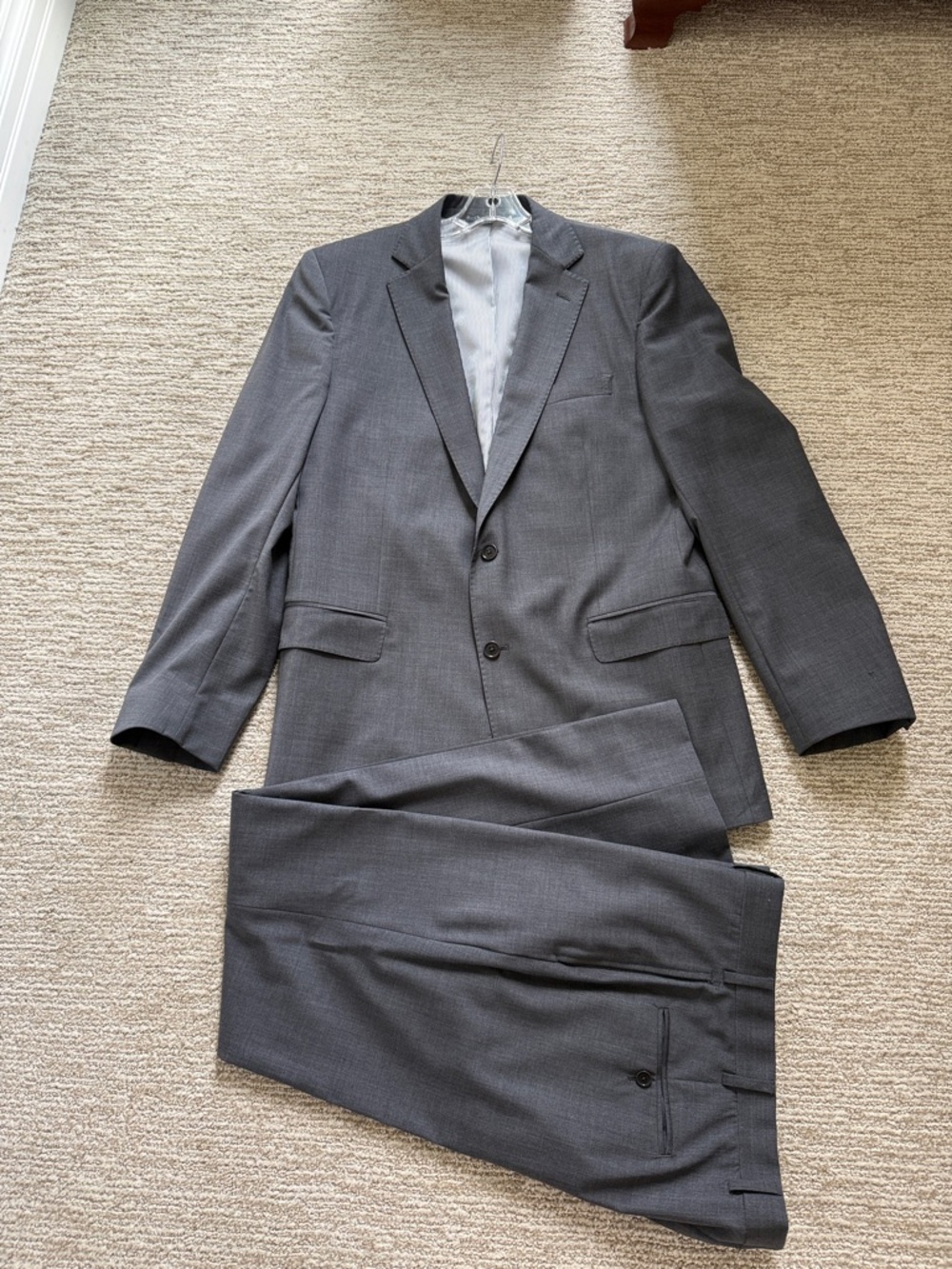 Brooks Brothers Grey Regent Wool 2 piece Suit 46L